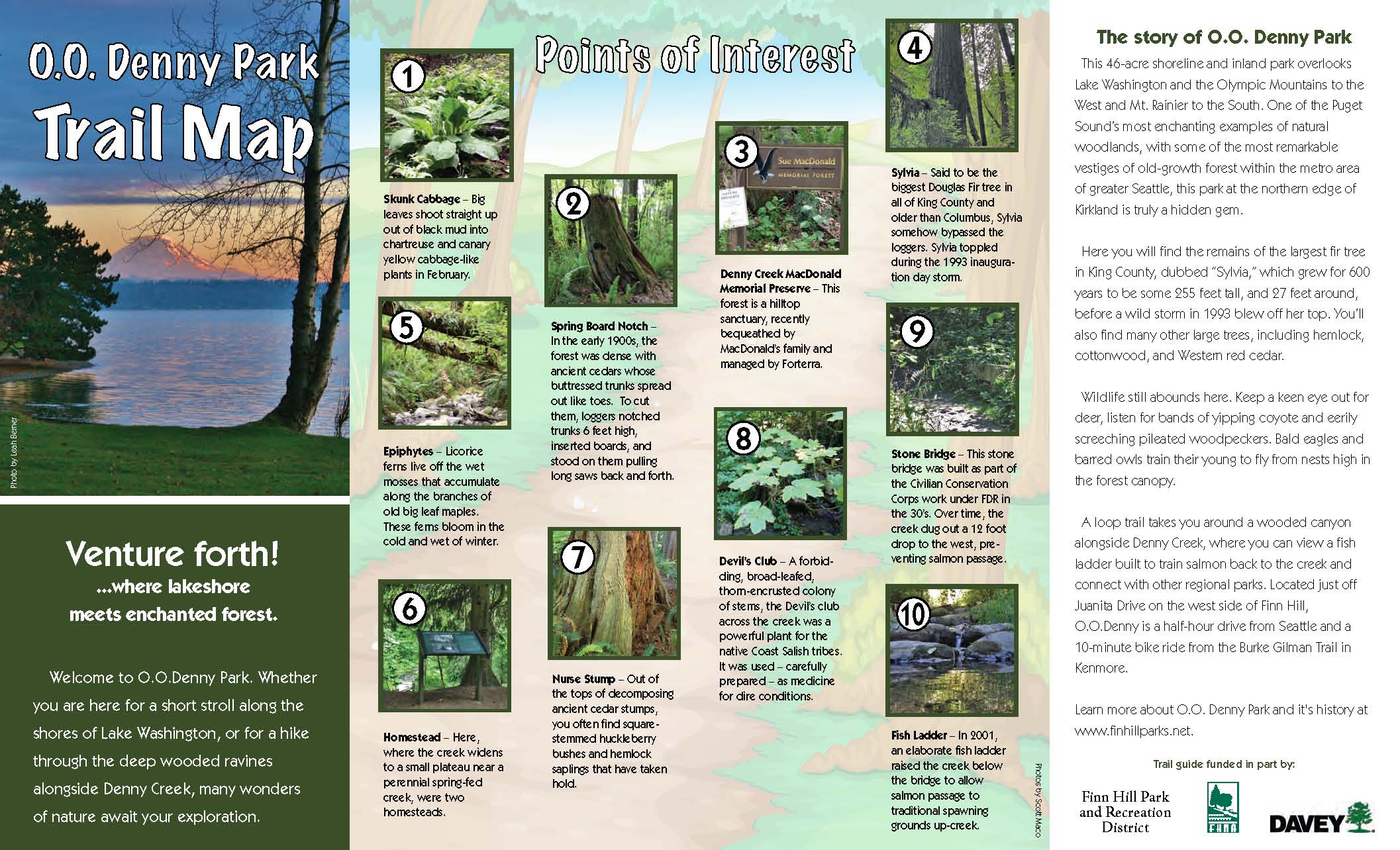 O.O. Denny Park Trail Guide