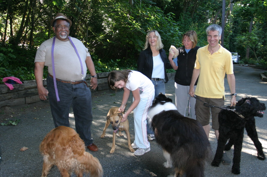 Cosmo at birthday party