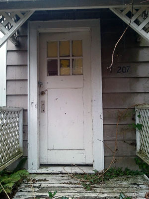 An Old House's Front Door on 86th