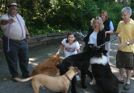 Exercise, discipline, and then affection, leaves out something else: Treats, according to Cosmo [center].