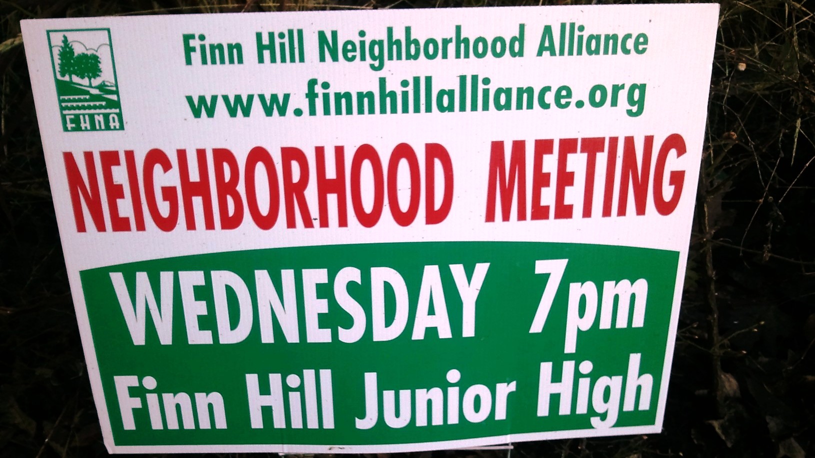 Finn Hill Neighborhood Meeting Wed., Jan 15