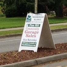 Stuff Shuffled at Neighborhood Garage Sales