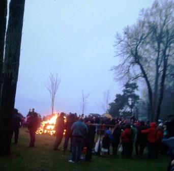 OO Denny Christmas Ship 2013 Bonfire