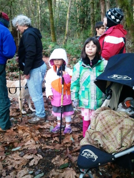 Nov 17 Big Finn Hill kids on trail