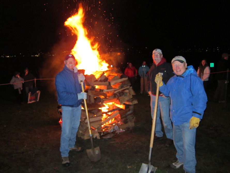 Christmas Ship Bonfire