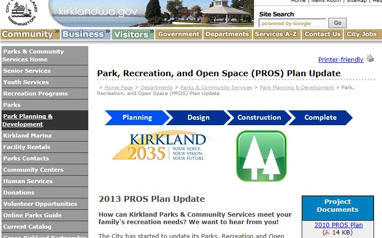 Mtg on Feb 27: Vision, goals for Cross Kirkland Corridor, parks, recreation & open space featured at Feb. 27 Community Forum