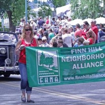Finn Hill in July 4th Parade - Kirkland 2014