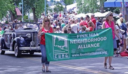Finn Hill in July 4th Parade - Kirkland 2014