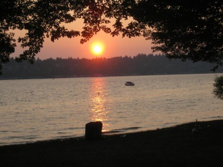 O.O. Denny Park sunset