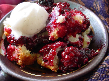 blackberry cobbler