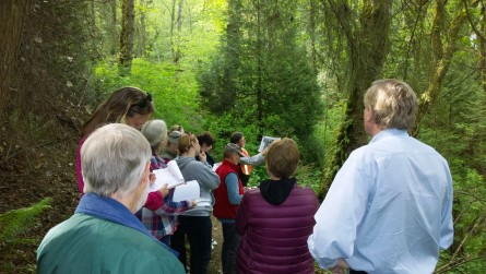 King County Conservation Trust Grant Committee 2016 tour of Juanita Heights expansion area.