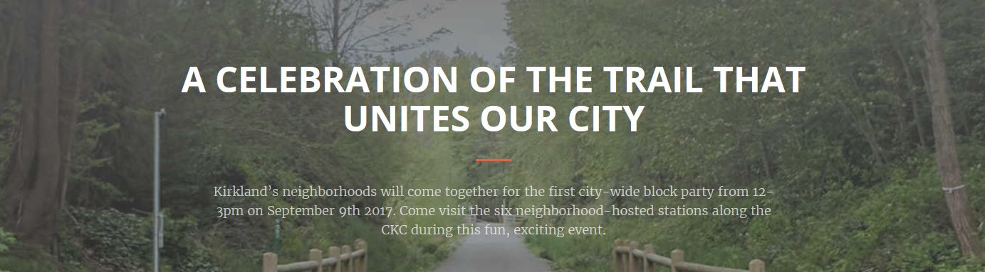 Crossing Kirkland Sept 9 from 12 to 3PM